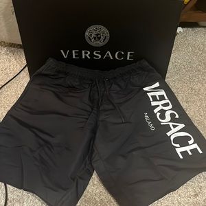 Versace Side Logo Swim Shorts